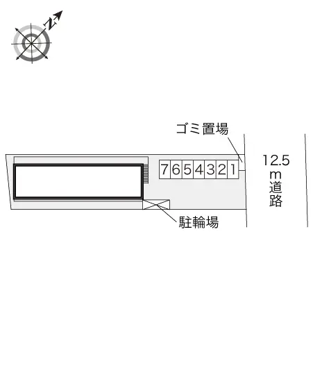 ★手数料０円★和泉市府中町５丁目　月極駐車場（LP）